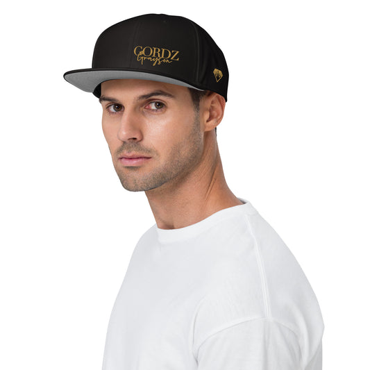 Gordz Grayson Snapback Hat – Black & White