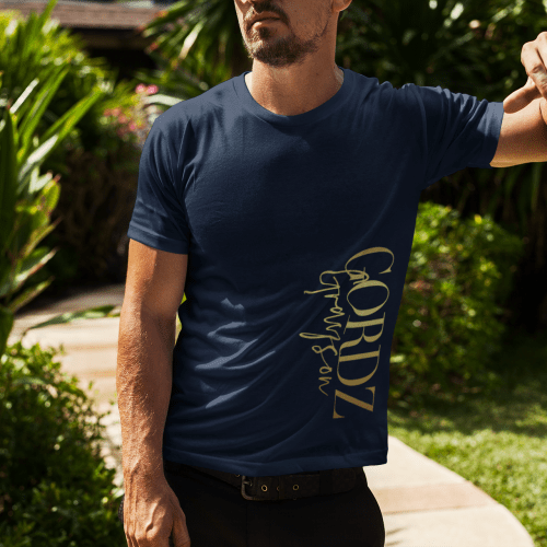 t shirt mockup of a bearded man leaning on a palm tree 2254 el1 3